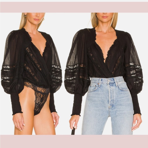 Free People Tops - 🆕Free People The Eloise Smocked
Bodysuit